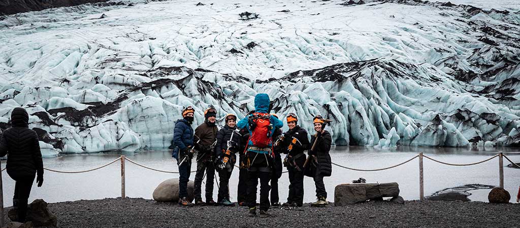 南アイスランド　氷河